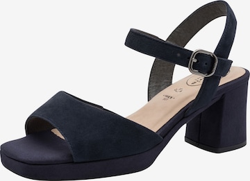 Sandales Tamaris en bleu : devant