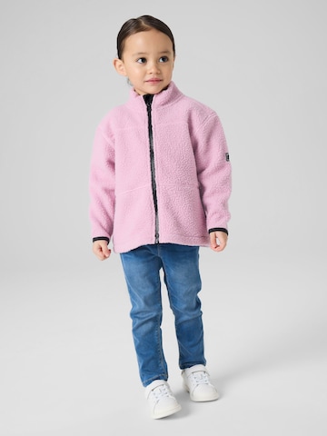NAME IT Fleecejakke 'Teddy' i pink