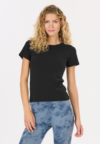 Athlecia Performance shirt 'Lenga' in Black: front