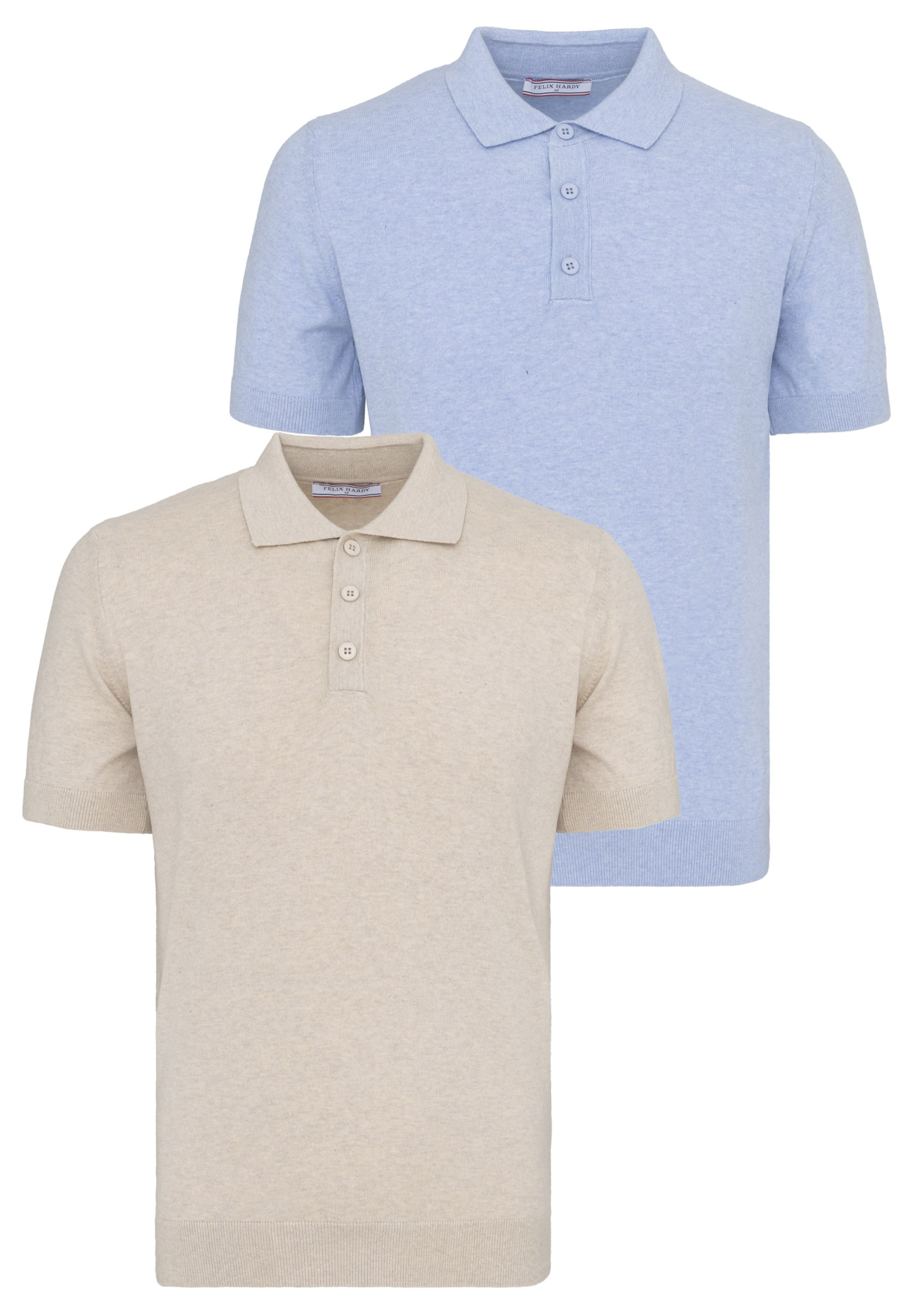 Felix Hardy Shirt in beige / hellblau, Produktansicht