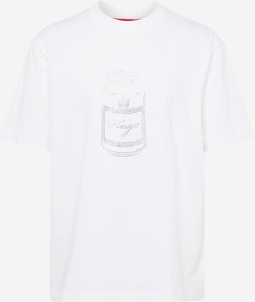 T-Shirt 'Deondrin' HUGO en blanc : devant