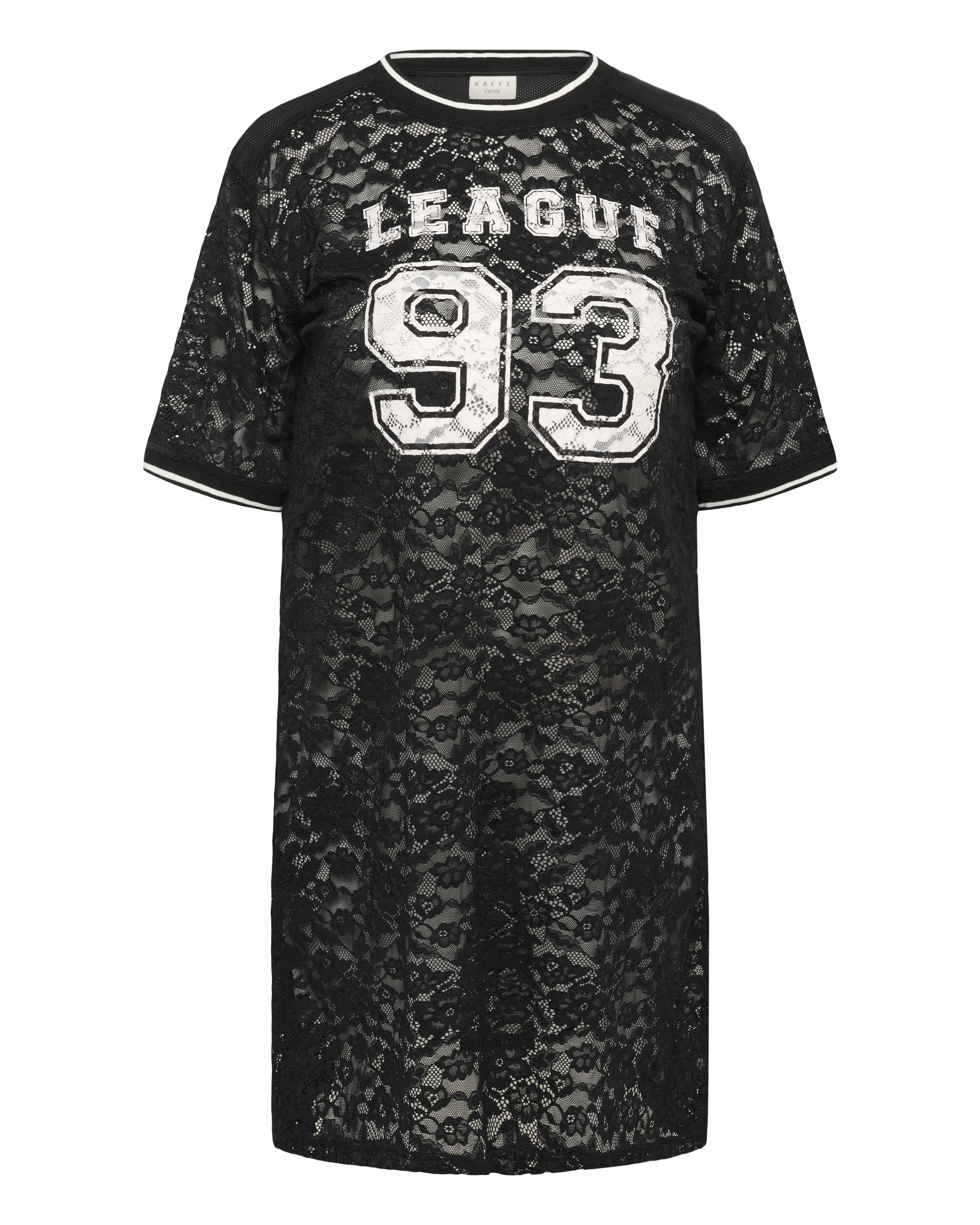 KAFFE CURVE Kleid 'KCbella' in Schwarz: Vorderseite