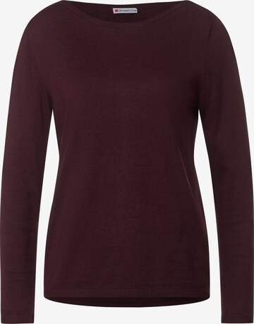 STREET ONE Sweater in Brown: front