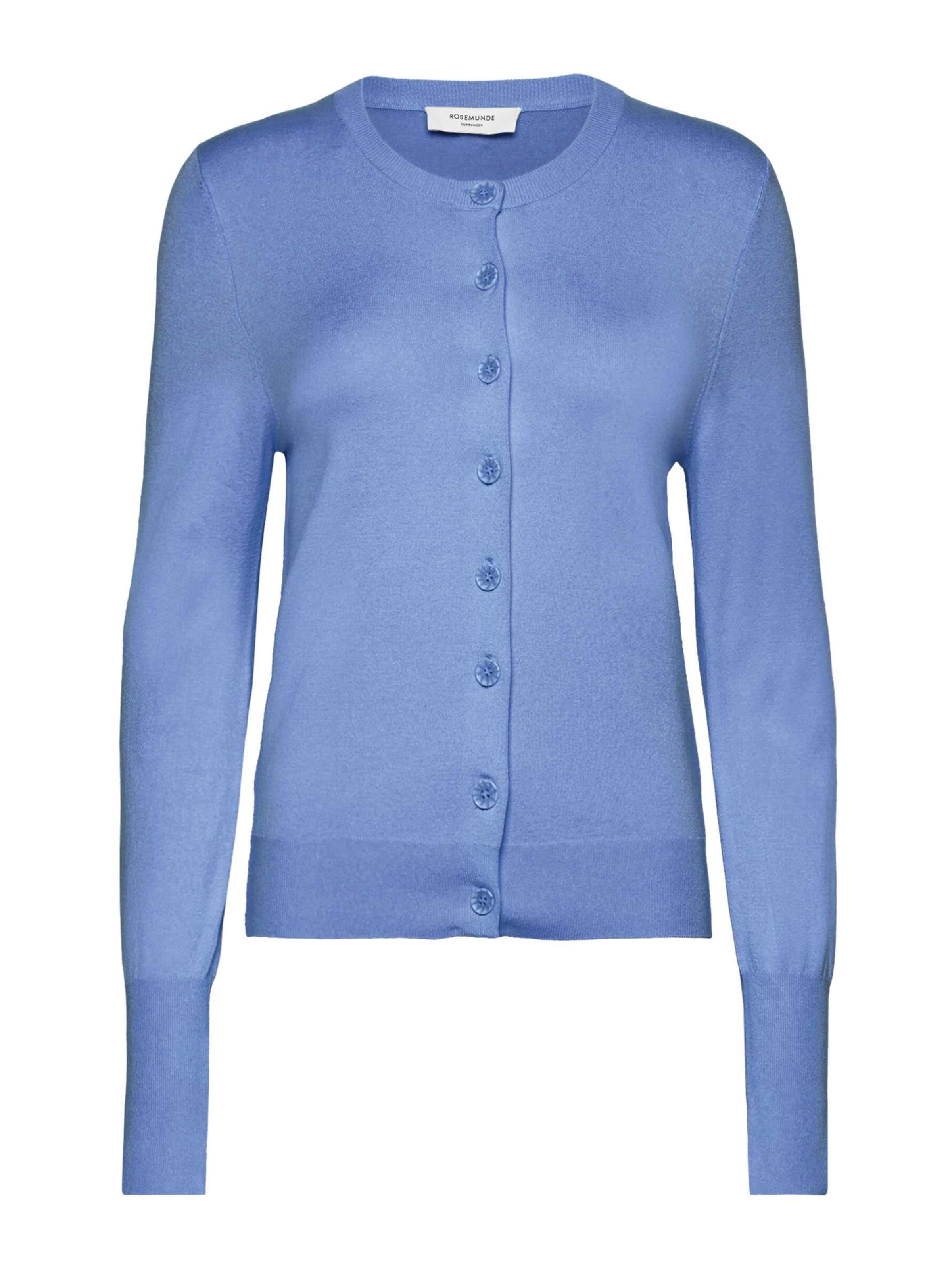 rosemunde Вязаная кофта 'Denise' в Синий: спереди