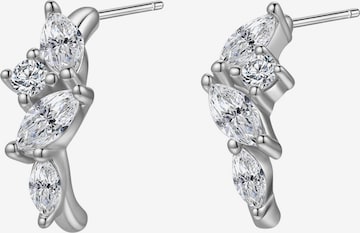 Hey Happiness Earrings 'Moonlight Magic' in Silver: front