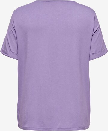 T-shirt ONLY Carmakoma en violet