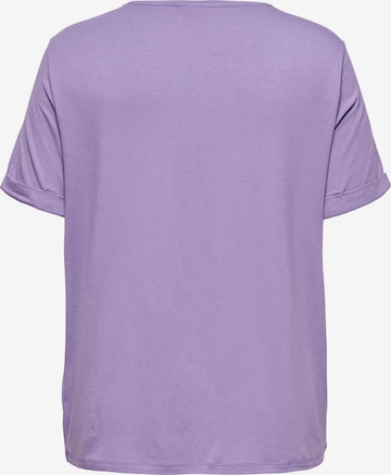 T-shirt ONLY Carmakoma en violet