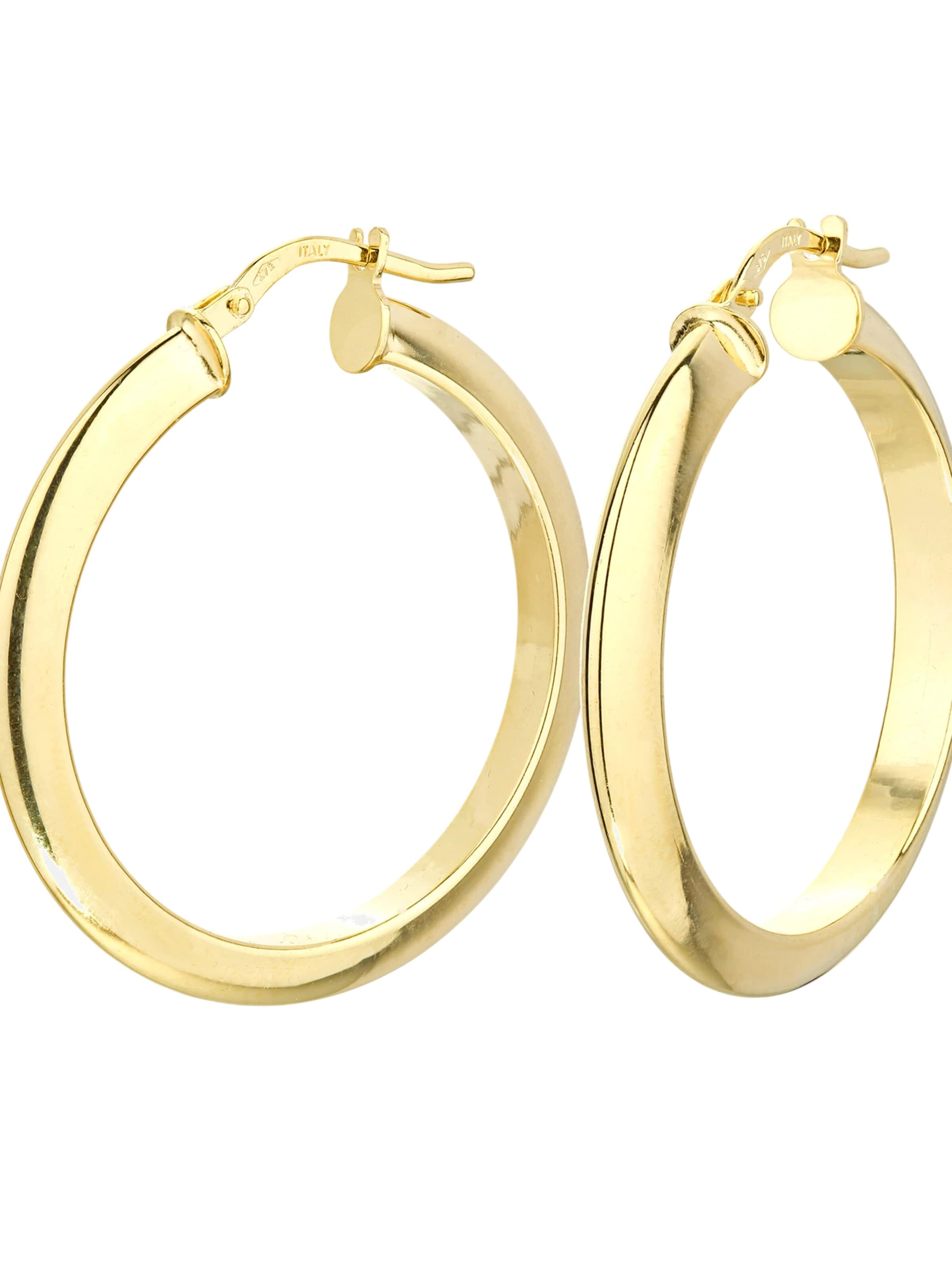 Orecchini 'Creolen aus 375 Gelbgold' di Vanlere in oro