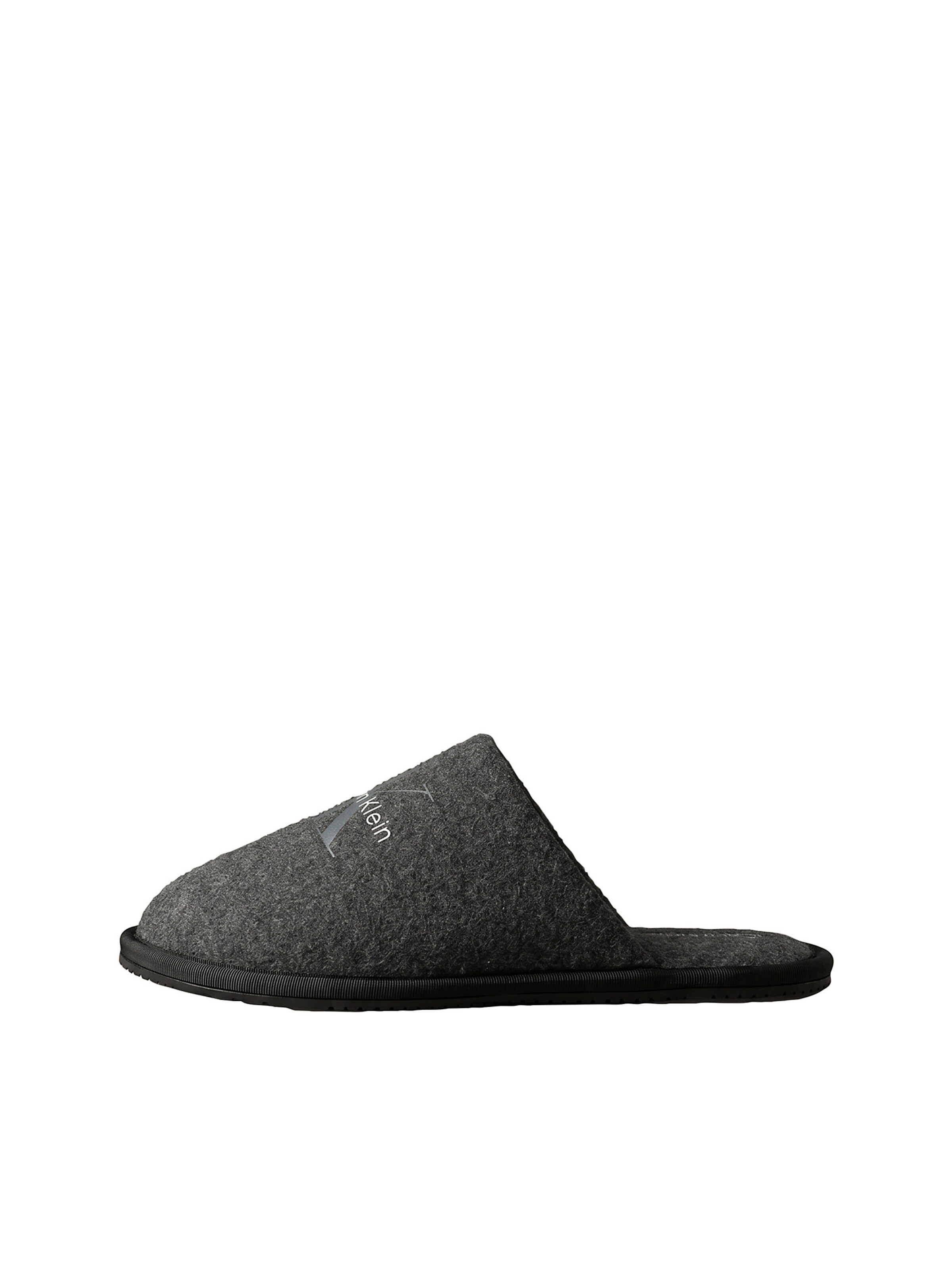 Calvin Klein Slipper in Grau: Vorderseite