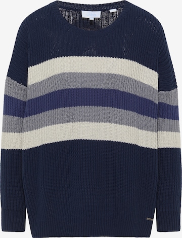 usha BLUE LABEL Sweater in Blue: front