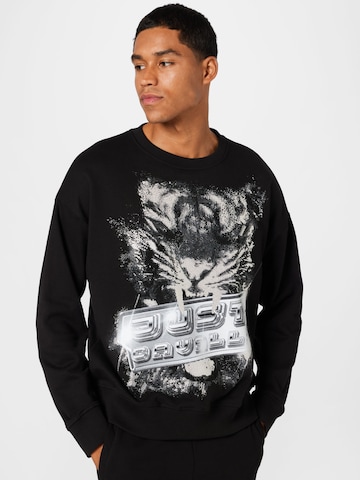 Just Cavalli Sweatshirt 'SOHO' in Zwart: voorkant