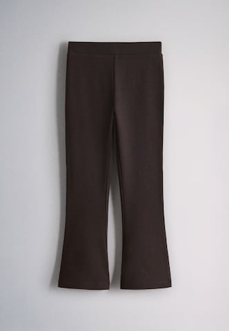 The Set Flared Broek in Beige
