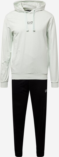 EA7 Emporio Armani Joggingdragt i pastelblå / sort, Produktvisning