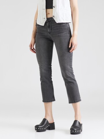 Springfield Flared Jeans i svart: framsida