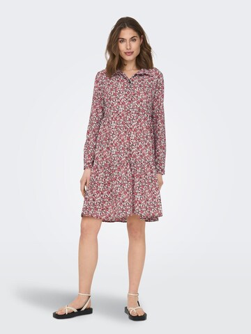 JDY Shirt Dress 'New Piper' in Pink