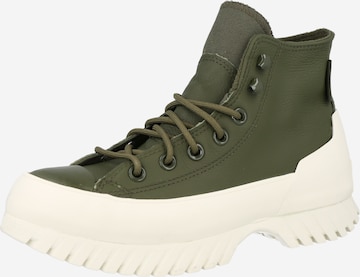 CONVERSE Lace-up bootie 'Chuck Taylor' in Green: front