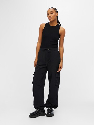 OBJECT Loose fit Cargo trousers 'Kate' in Black