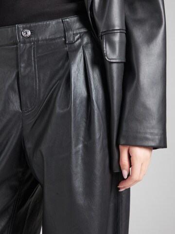 BOSS - Pierna ancha Pantalón plisado 'C_Tanjura2' en negro