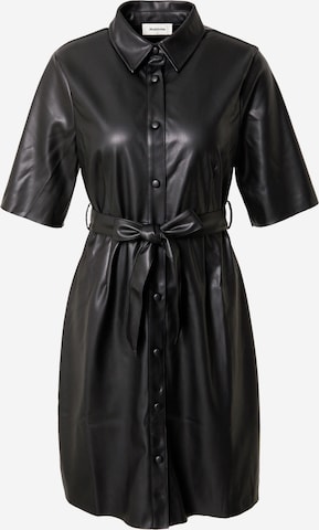 Robe-chemise 'Alma' modström en noir : devant