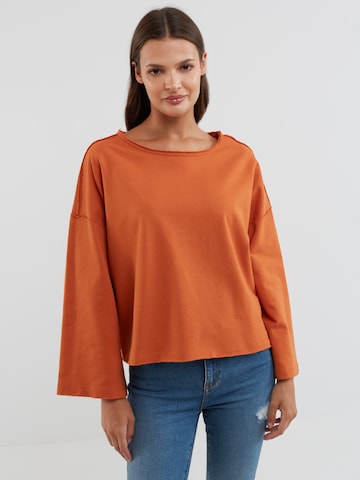BIG STAR Shirt 'Longensana' in Orange: predná strana
