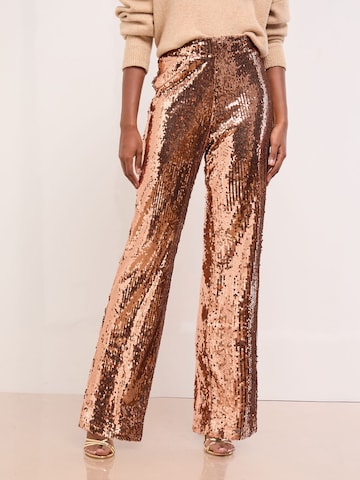 Lipsy Широка кройка Панталон в бронз