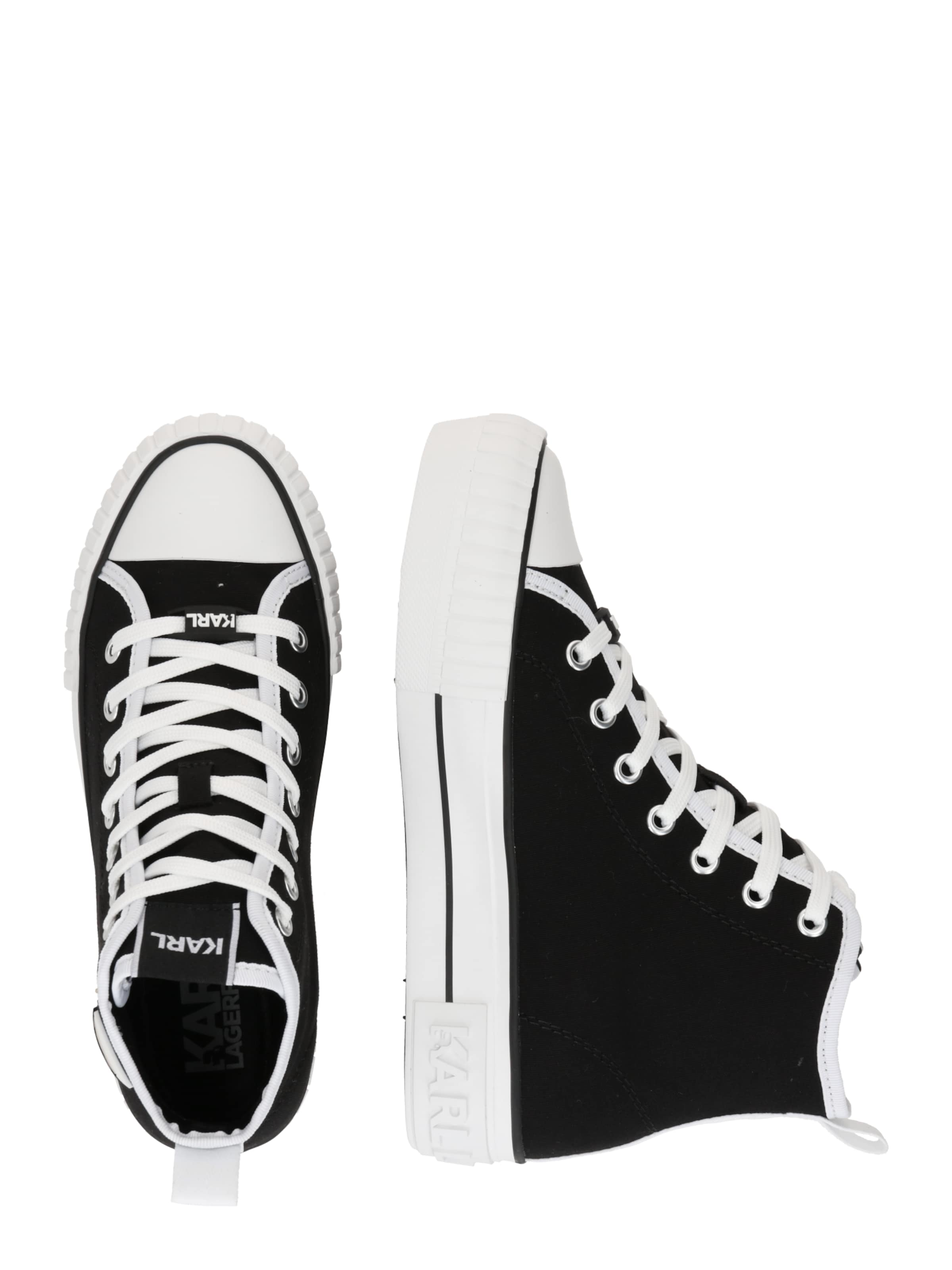 Karl LagerfeldVisoke tenisice - crna boja