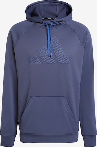 ADIDAS PERFORMANCESportska sweater majica 'Game and Go' - plava boja: prednji dio