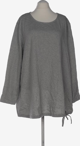 Ulla Popken Sweatshirt & Zip-Up Hoodie in 11XL in Grey: front