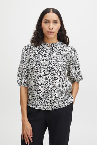 b.young Blouse in Beige: voorkant