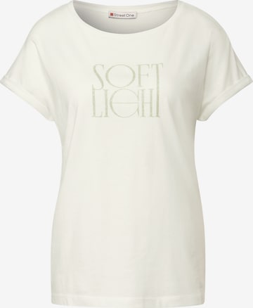 STREET ONE Shirt in White: front