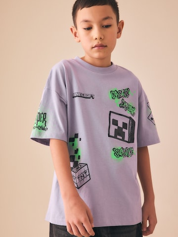T-Shirt 'Minecraft' Next en violet