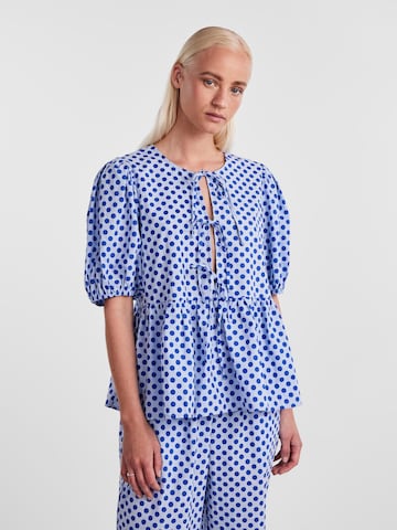PIECES Blouse 'JOLLY' in Blue: front