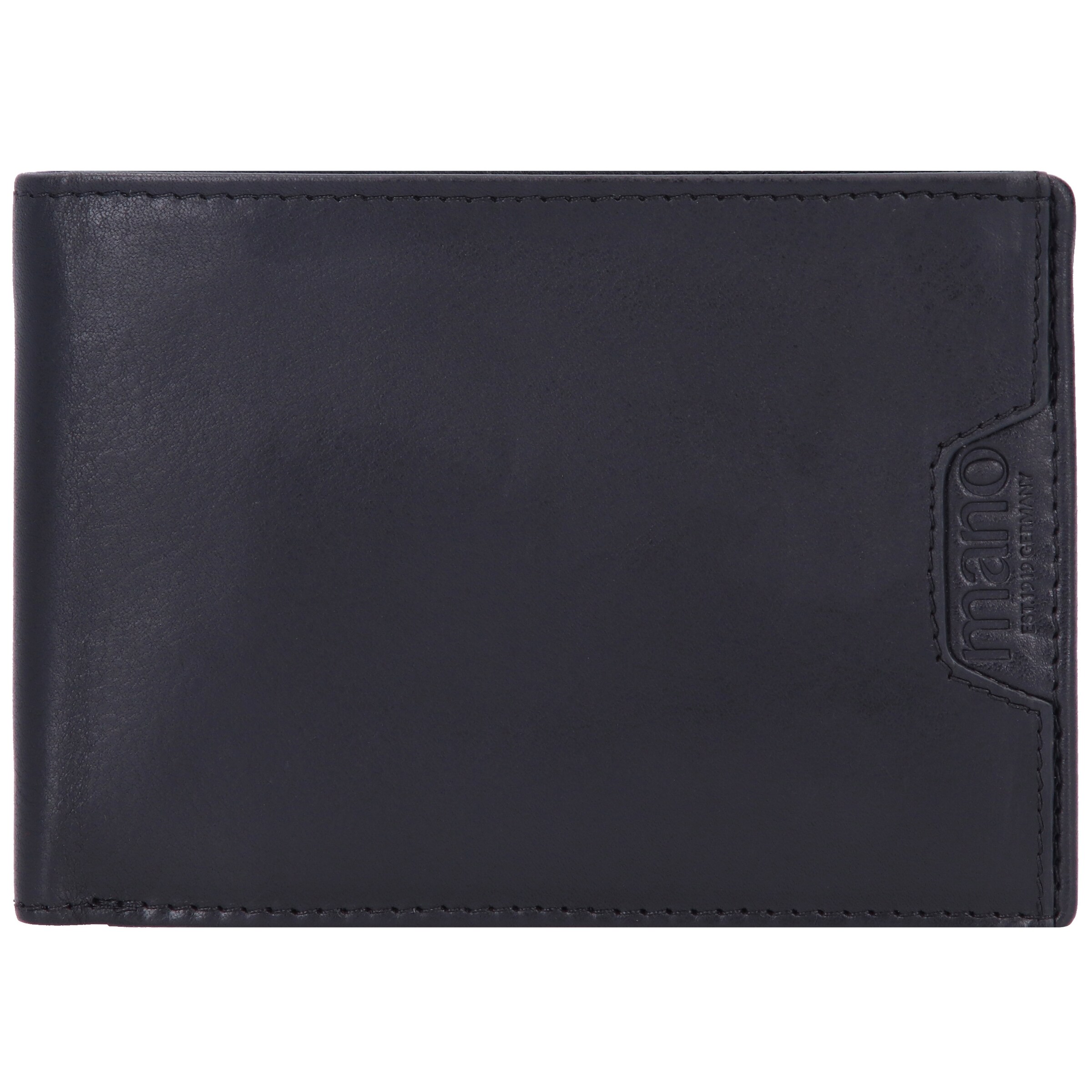 mano Wallet 'Don Marco' in Black: front