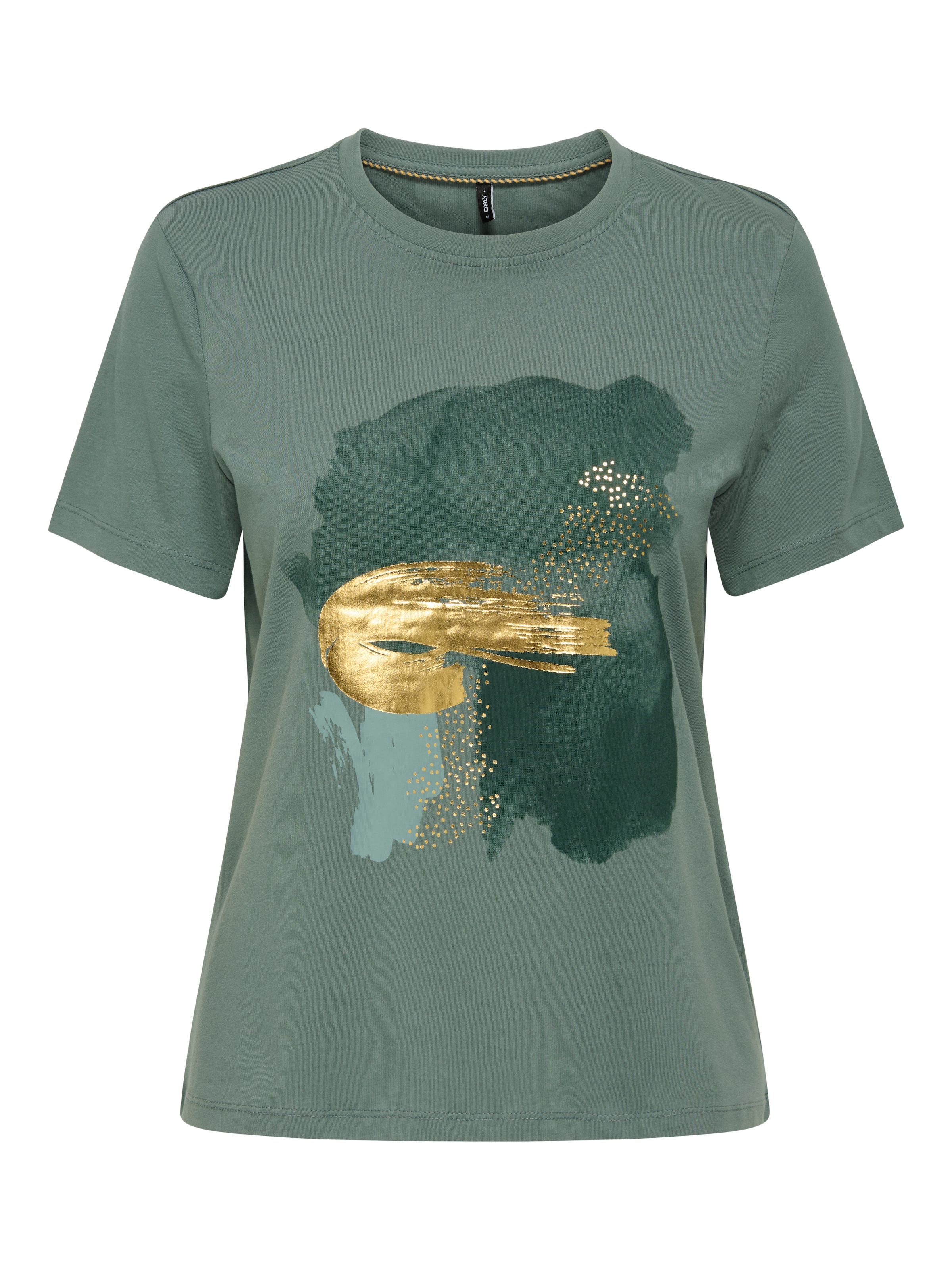 ONLY Shirt 'ONLKITA' in Groen: voorkant