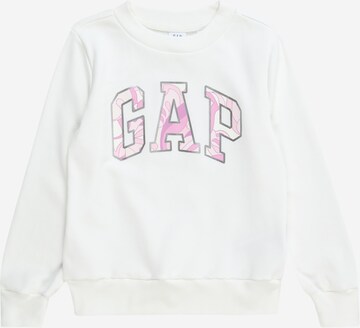 GAP Sweatshirt in Weiß: predná strana