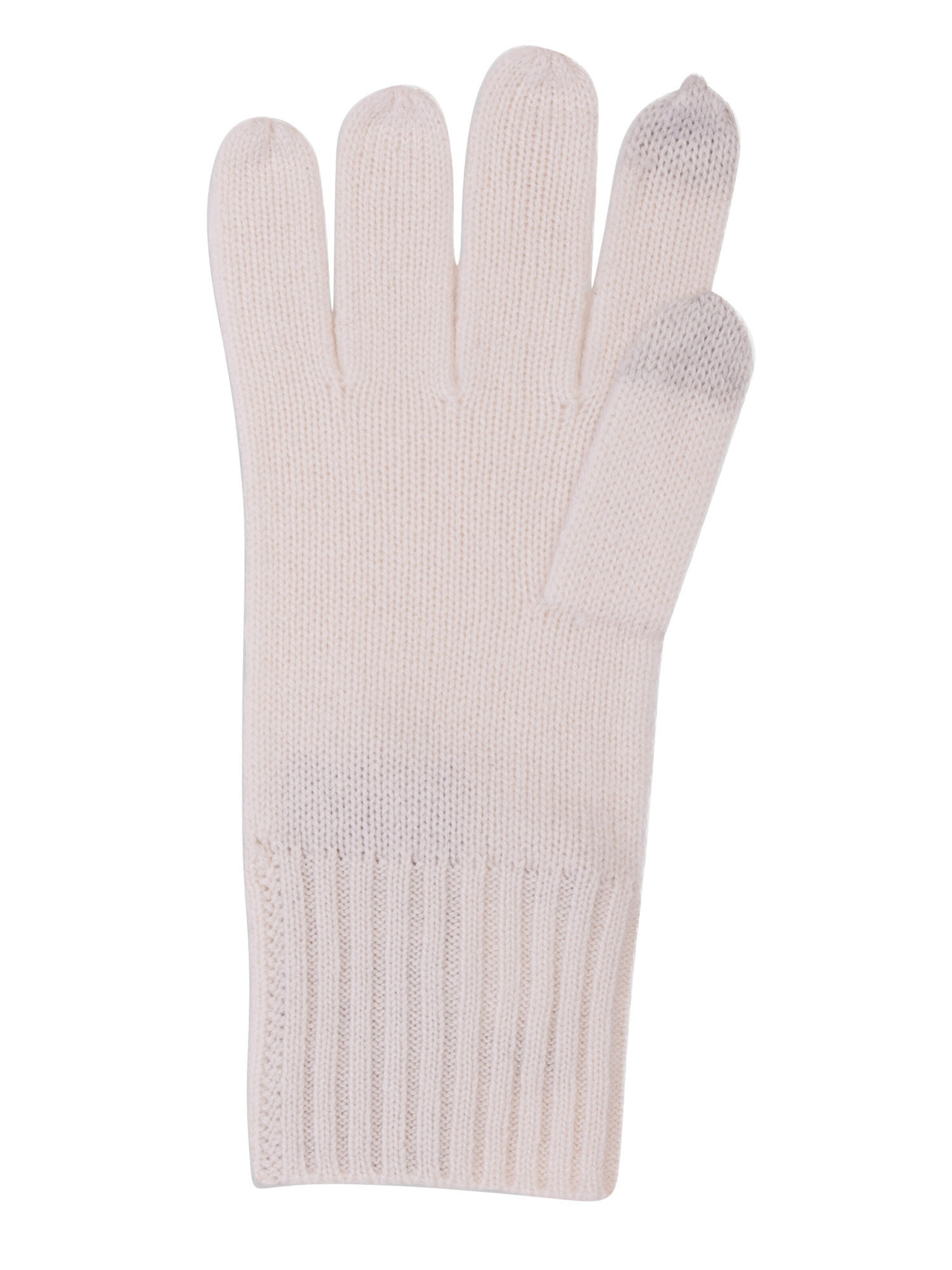 CASH-MERE.CH Sormikkaat värissä valkoinen
