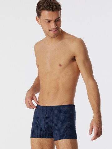 Boxers ' Cotton Casuals ' SCHIESSER en bleu