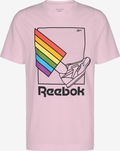 Reebok T-Shirt 'Pride' in gelb / grün / rosa / schwarz, Produktansicht
