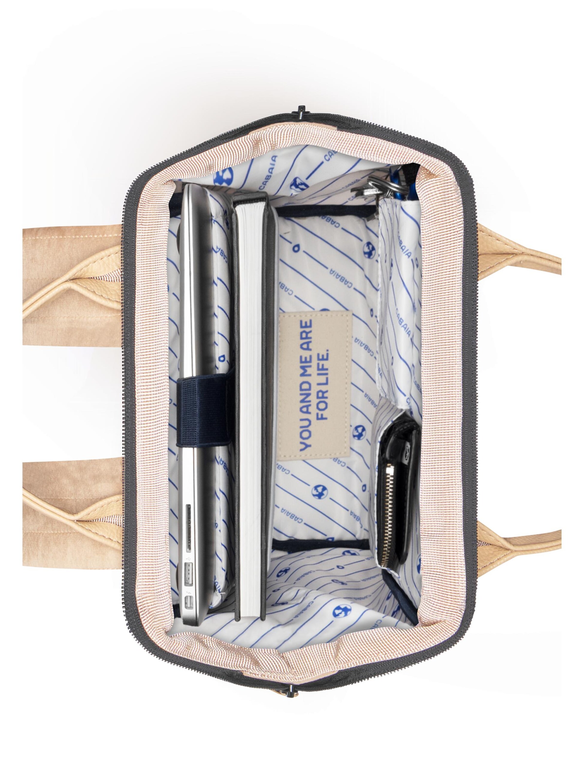 Cabaia Rucksack 'Adventurer' in Beige