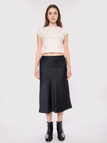 LEVI'S ® Nederdel 'Women's Ariel Midi Slip Skirt' i sort