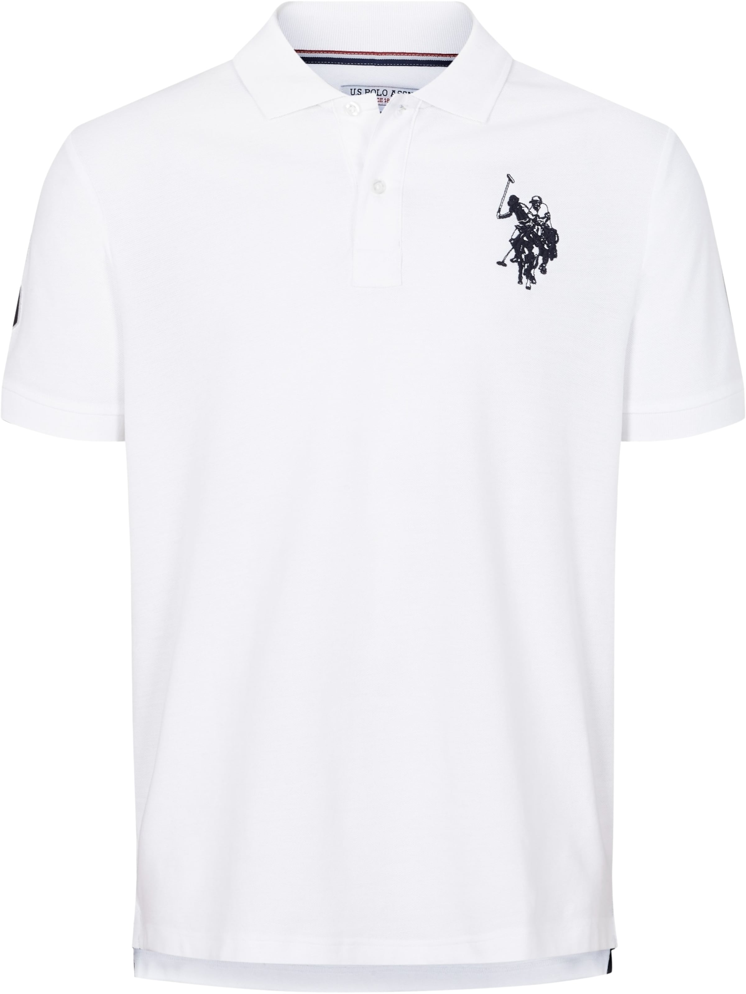 U.S. POLO ASSN. Poloshirt 'Alfredo' in Weiß: Vorderseite