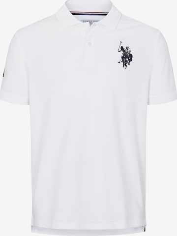 U.S. POLO ASSN. Tričko 'Alfredo' – bílá: přední strana
