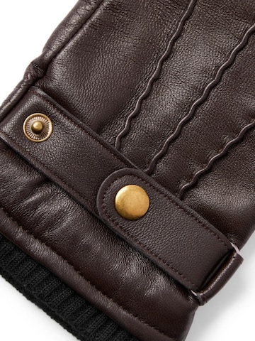 Trendhim Full finger gloves 'Fjeld' in Brown