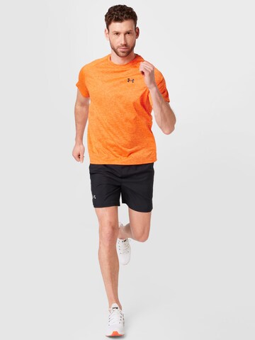 UNDER ARMOUR - Regular Fit Camisa funcionais 'Tech 2.0' em laranja