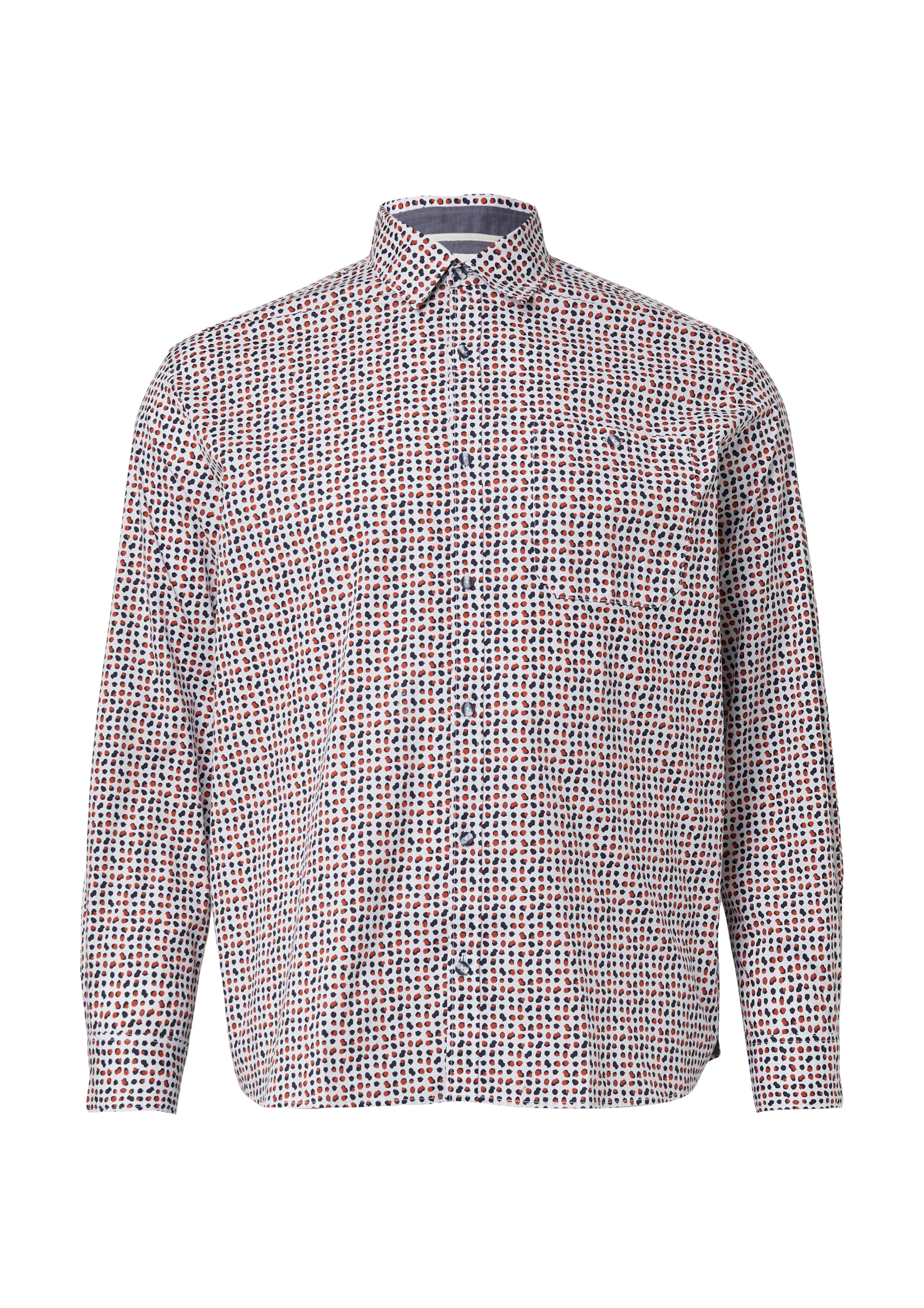 Coupe slim Chemise s.Oliver Men Big Sizes en blanc : devant