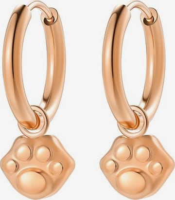 Hey Happiness - Pendientes en oro: frente