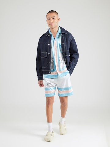 Carlo Colucci Comfort Fit Skjorte i blå