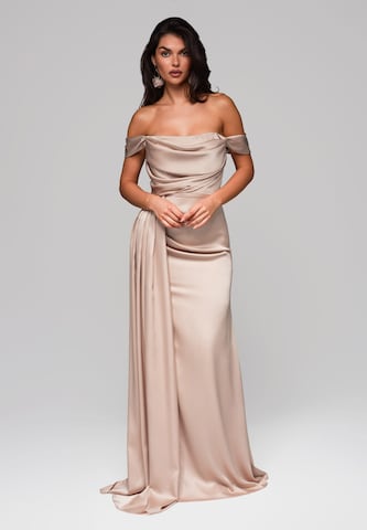 Ombre Evening dress 'Vanessa' in Gold: front