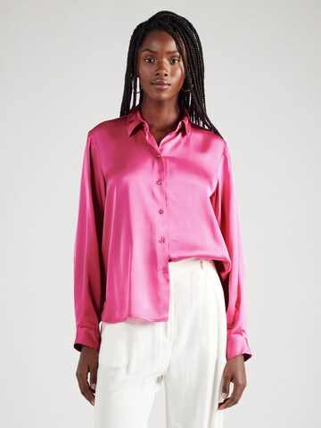 Chemisier 'TALIA' SELECTED FEMME en rose : devant