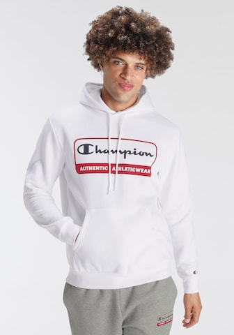 Champion Authentic Athletic Apparel Sweatshirt in White: front